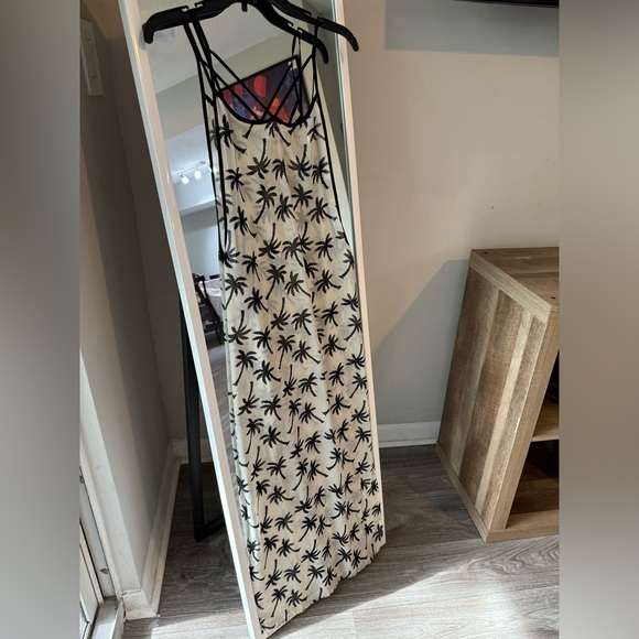 Miken Swim Palm Tree Sundress Cover-Up - Size Small, New with Slits - Picture 1 of 5